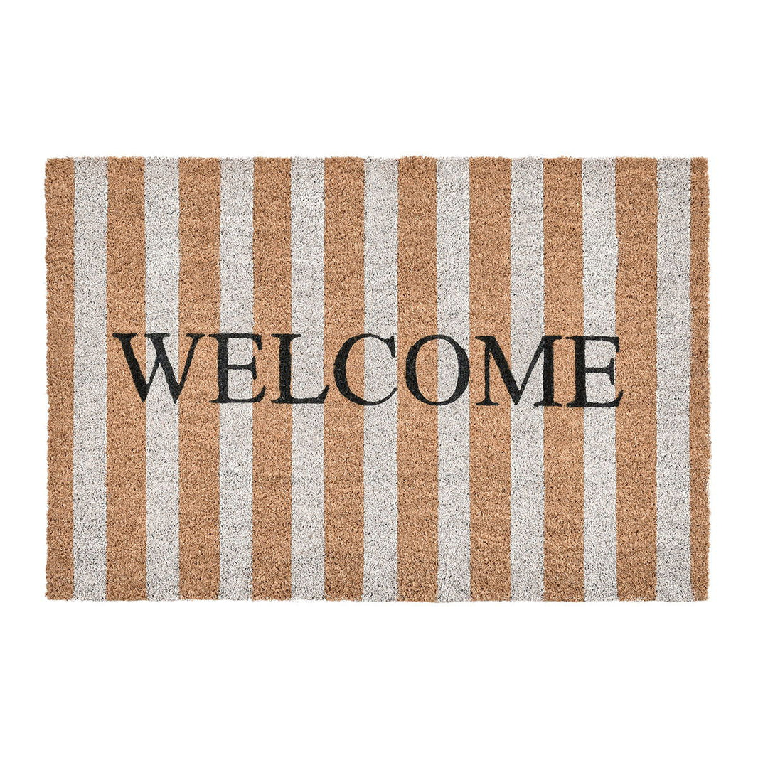 Doormats - Striped Welcome Doormat