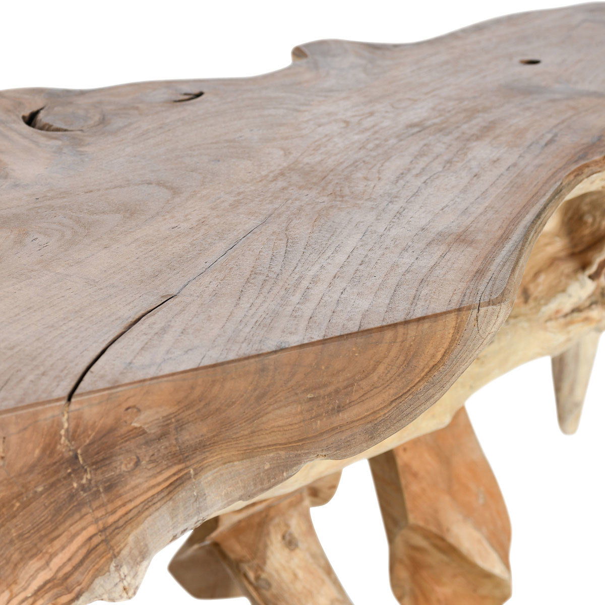 Shia - Console Table - Natural, alternate view 3 with wood construction