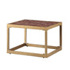 Genevieve - Table, product view with top-grain leather