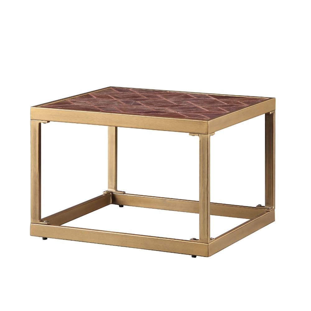Genevieve - Table, product view with top-grain leather