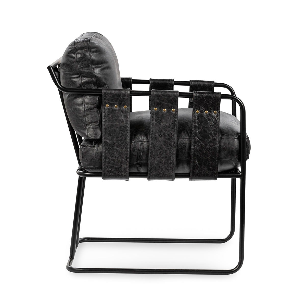 Strapling - Leather Dining Chair, alternate view 14 with top-grain leather