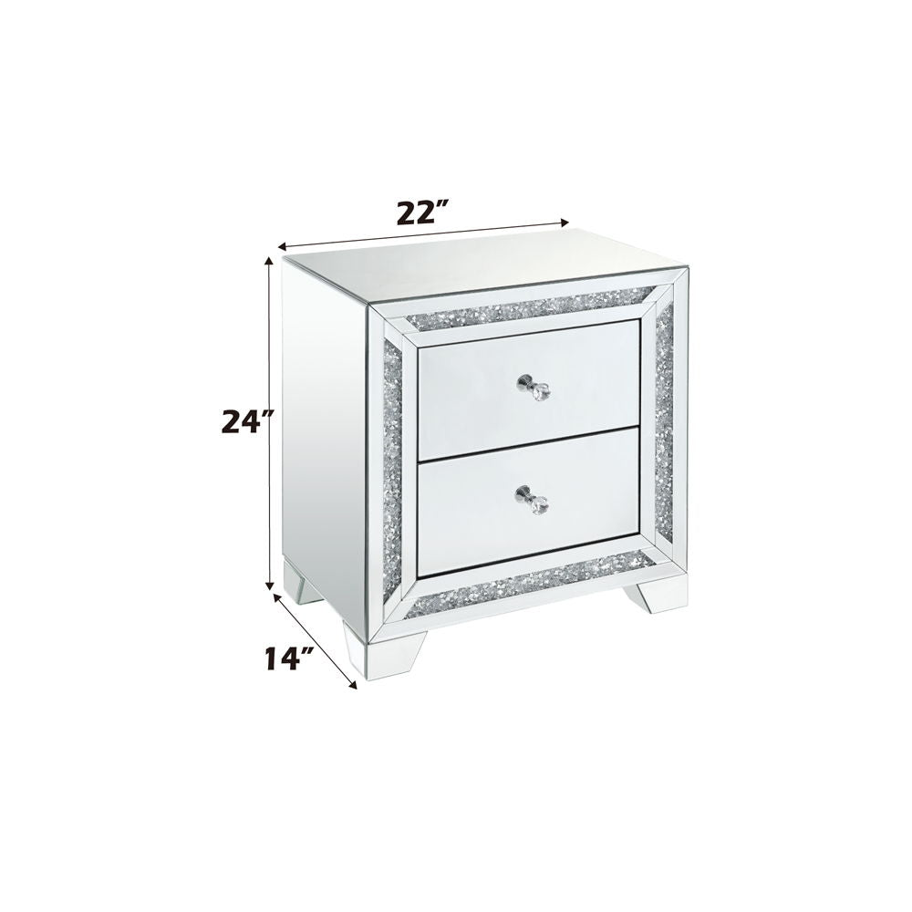 Noralie - Accent Table, alternate view 2 with glass