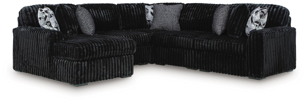 Midnight-Madness - 5 Piece Sectional