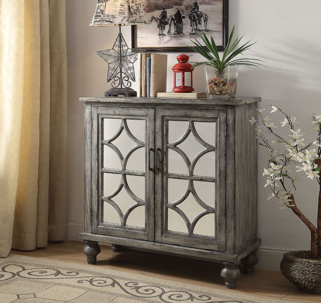 Velika - Console Cabinet, alternate view 2 with glass
