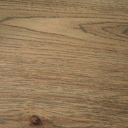Flangren - Round End Table - Light Brown, alternate view 3 with wood construction