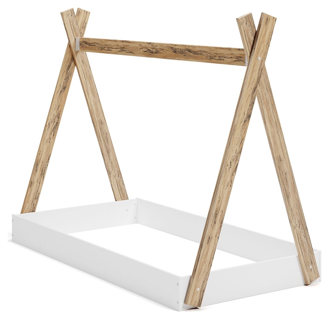 Piperton - Complete Bed In Box, alternate view 2 with wood construction