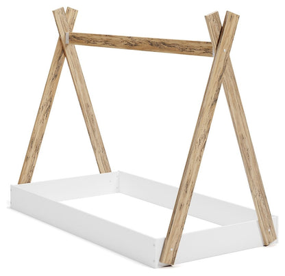 Piperton - Complete Bed In Box, alternate view 2 with wood construction