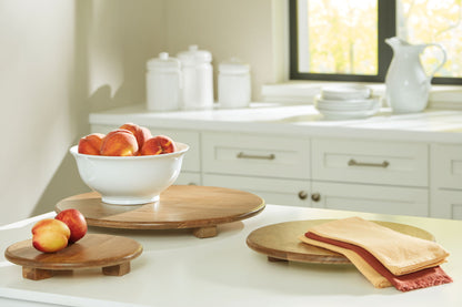 Kaidler - Tray Set (Set of 3) - Brown