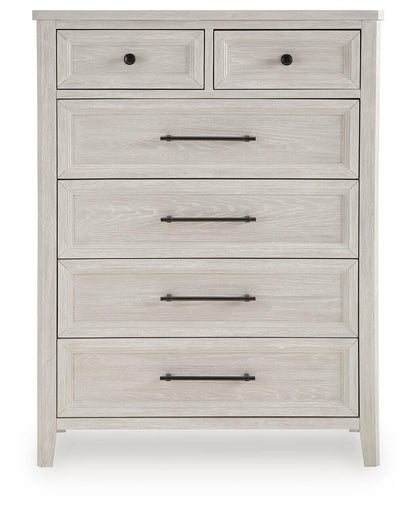 Darbonton Six Drawer Chest Dove White, gallery image 3