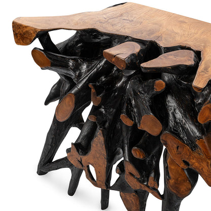 Cypress - Root Console Table, alternate view 16 with wood construction