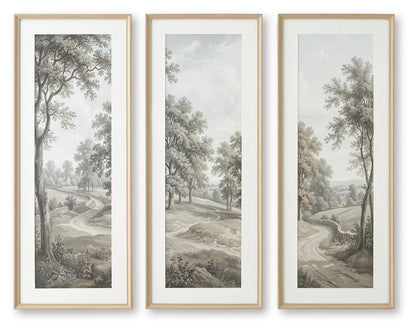 Dixonburg Wall Art Set (Set of 3) Taupe / Gray