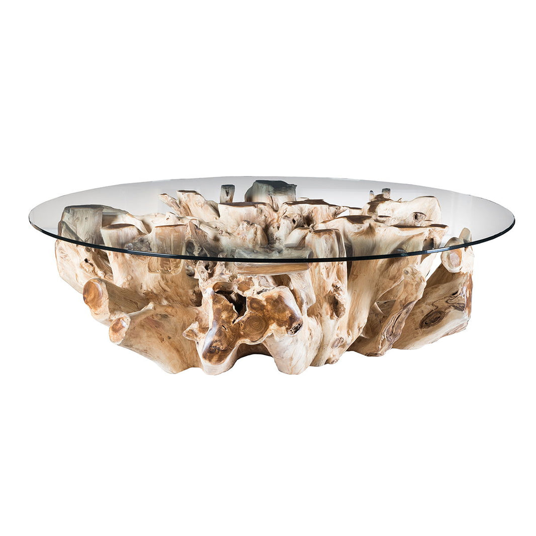 Willow - Coffee Table - Natural, product view with wood construction