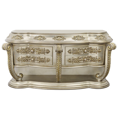 Danae - Dresser - Champagne & Gold, alternate view 3 with metal