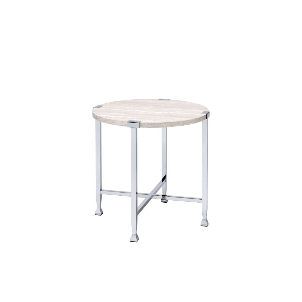Brecon - Table, alternate view 2 with wood construction