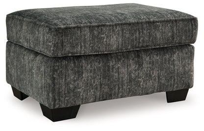 Lonoke - Chair And A Half, Ottoman, alternate view 3 with metal