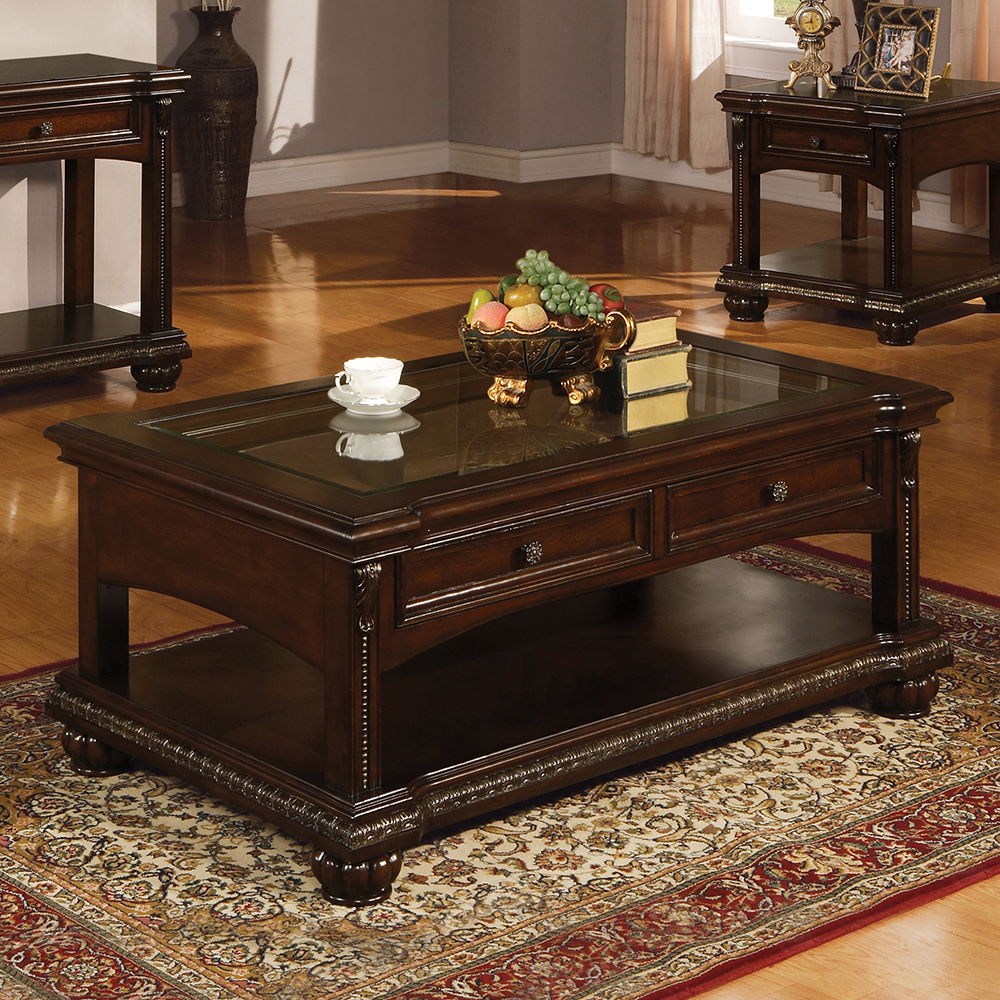 Anondale - Table, product view with glass