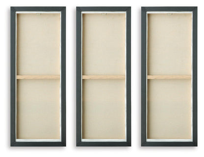 Larrondale Wall Art Set (Set of 3) Black / Gray / Brown, gallery image 3