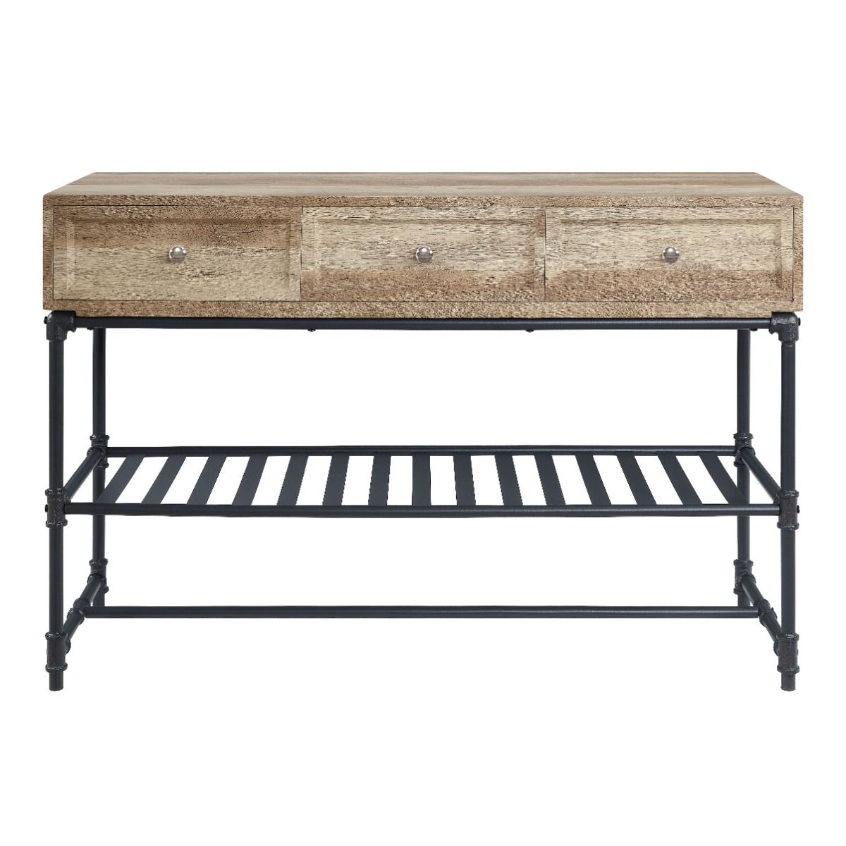 Brantley II - Sofa Table - Oak & Sandy Black, alternate view 4