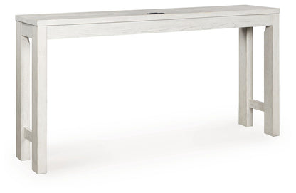 Robbinsdale - Rectangular Dining Room Counter Table Set (Set of 4) - Antique White, alternate view 4 with polyester fabric