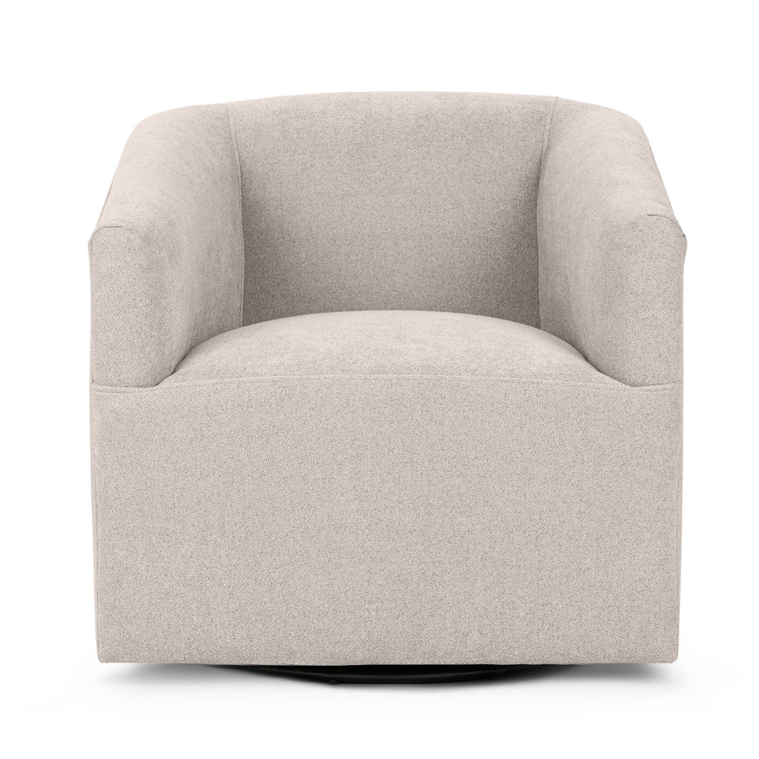 Vernon - Swivel Chair, alternate view 16 with top-grain leather