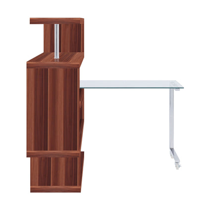 Buck II - Writing Desk With Bookshelf