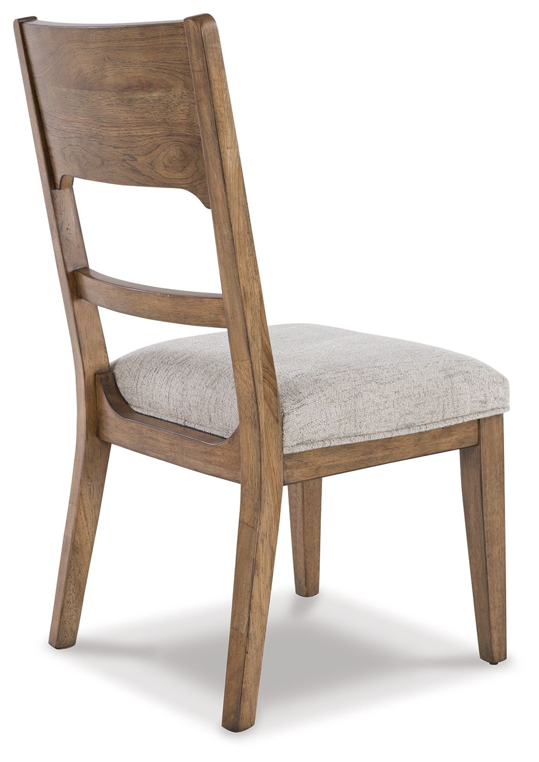 Cabalynn - Dining Uph Side Chair (Set of 2) - Oatmeal / Light Brown, alternate view 3 with polyester fabric
