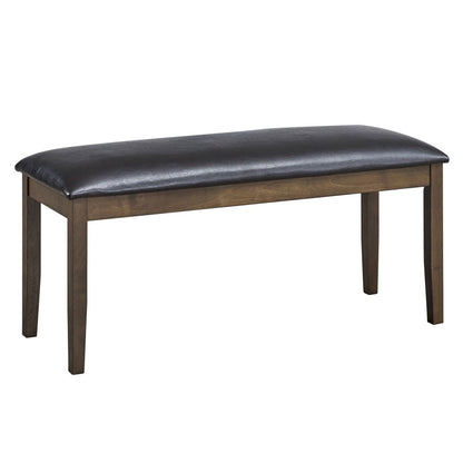 Damica - Bench - Brown / Walnut, alternate view 6
