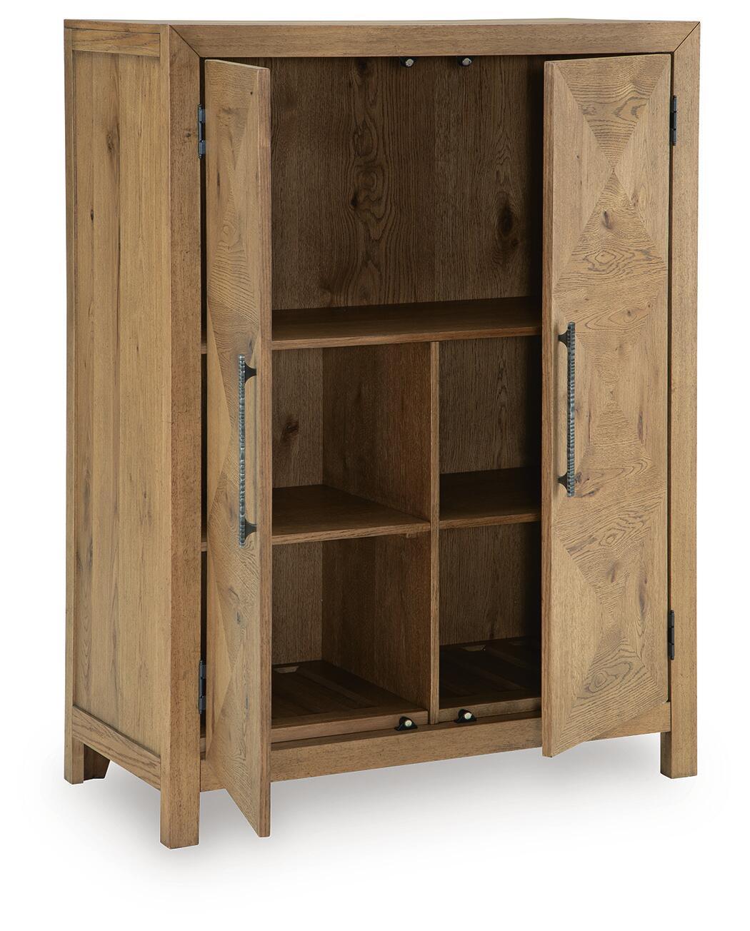 Clayburns Bar Cabinet Light Brown, gallery image 3