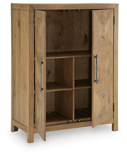 Clayburns Bar Cabinet Light Brown, gallery image 3