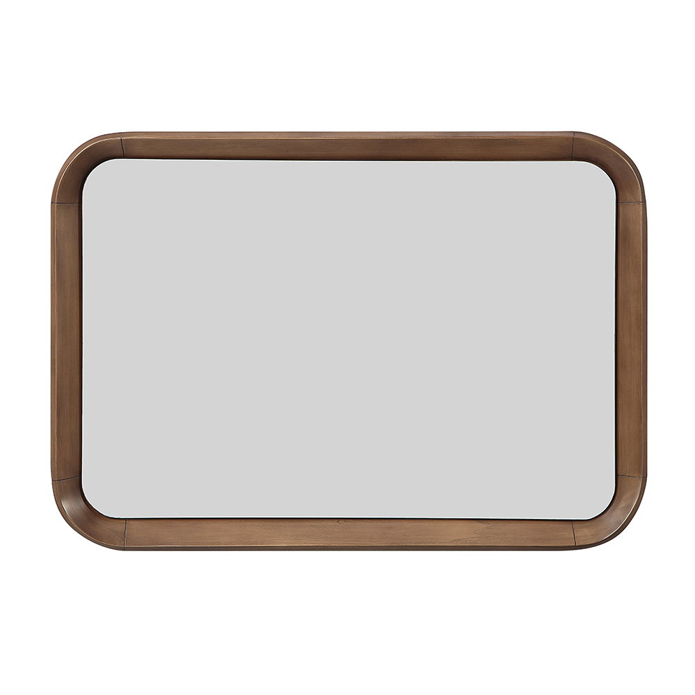 Harvey - Accent Mirror - Walnut, alternate view 2
