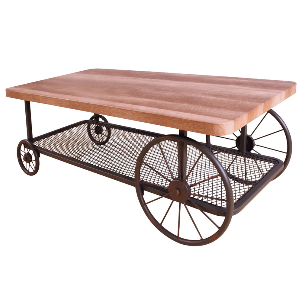 Francie - Living Room Table, product view with metal