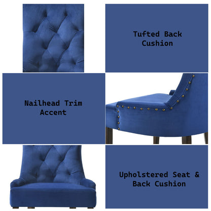 Farren - Side Chair, alternate view 12 with velvet upholstery