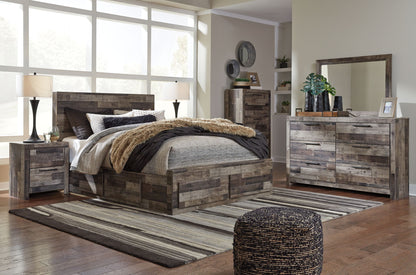 Derekson - Panel Bed, alternate view 26 with wood construction