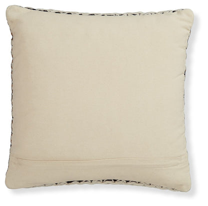 Nealington - Pillow (Set of 4) - Brown / Black / White, alternate view 3 with jute
