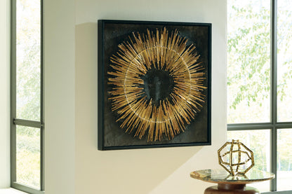Buddins Wall Art Black / Gold Finish, gallery image 4