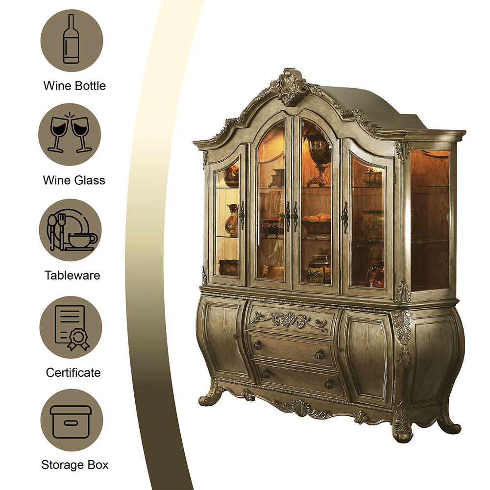 Ragenardus - Hutch & Buffet, alternate view 4 with glass