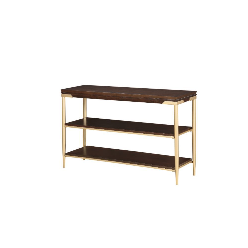 Eschenbach - Accent Table - Cherry, product view with wood construction