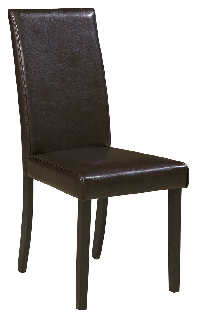 Kimonte - Dining Side Chair, alternate view 10 with faux leather