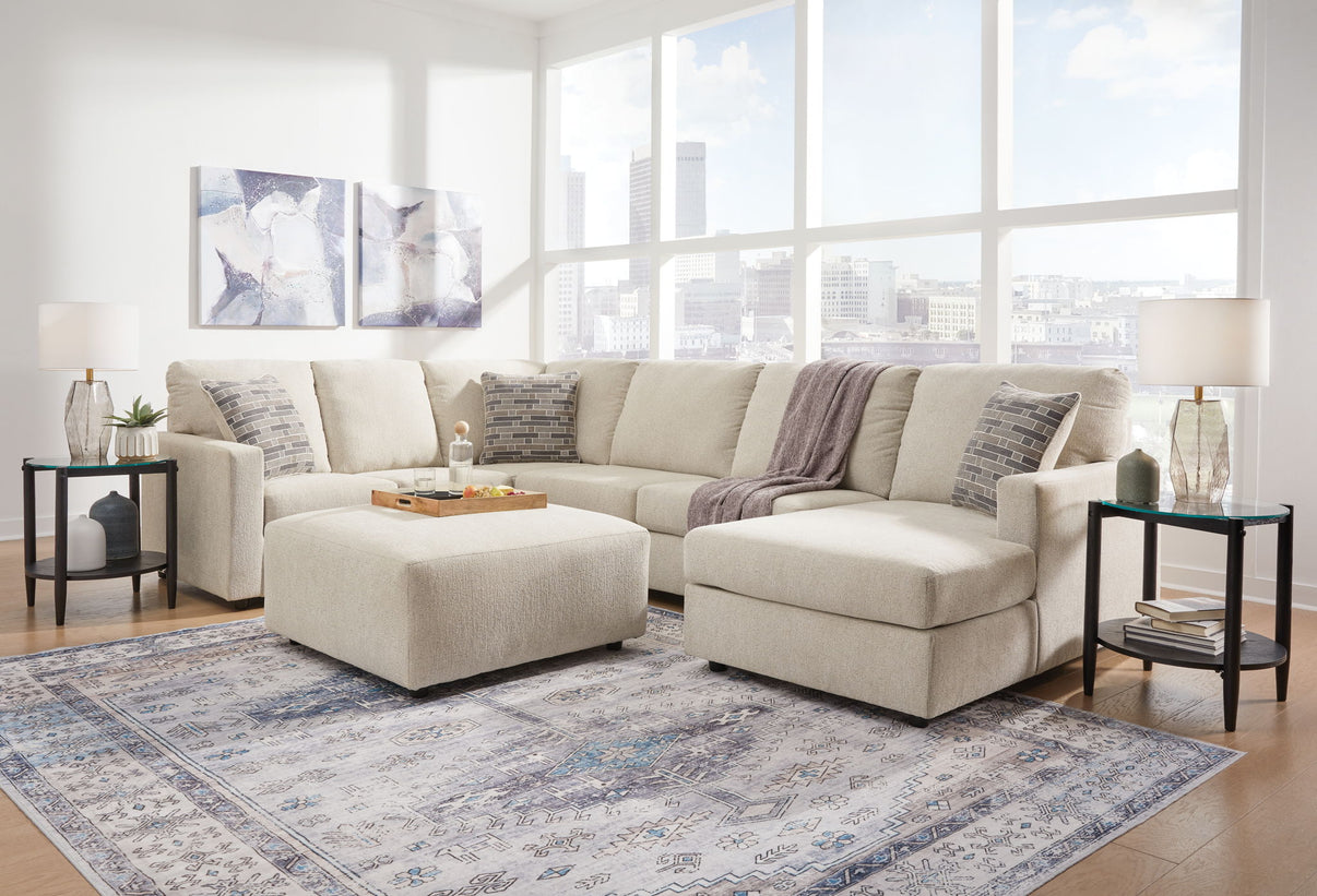 Edenfield - Living Room Set, alternate view 2 with linen fabric