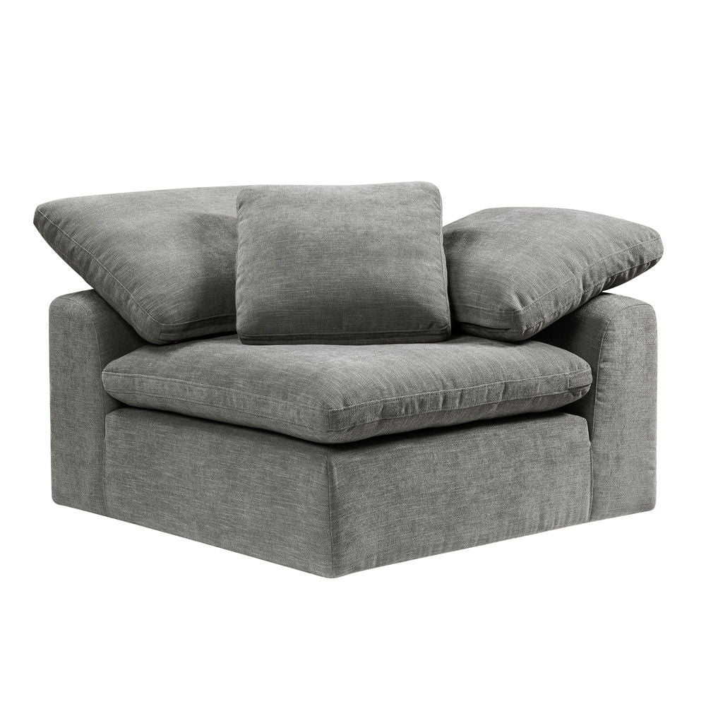 Naveen - Modular Wedge With Pillow, alternate view 8 with linen fabric