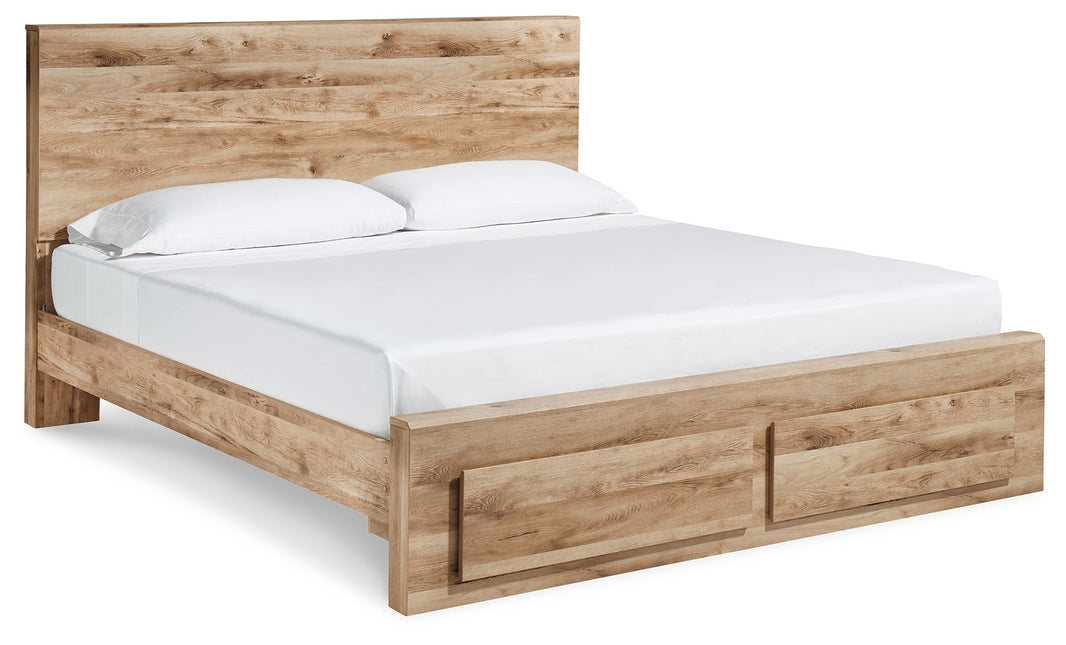 Hyanna - Storage Bed, product view with linen fabric