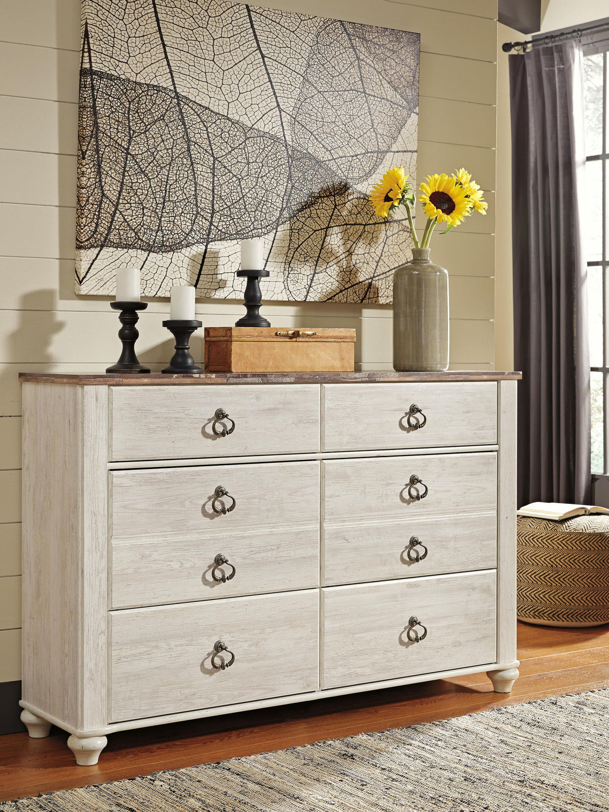 Willowton - Dresser, alternate view 5 with wood construction