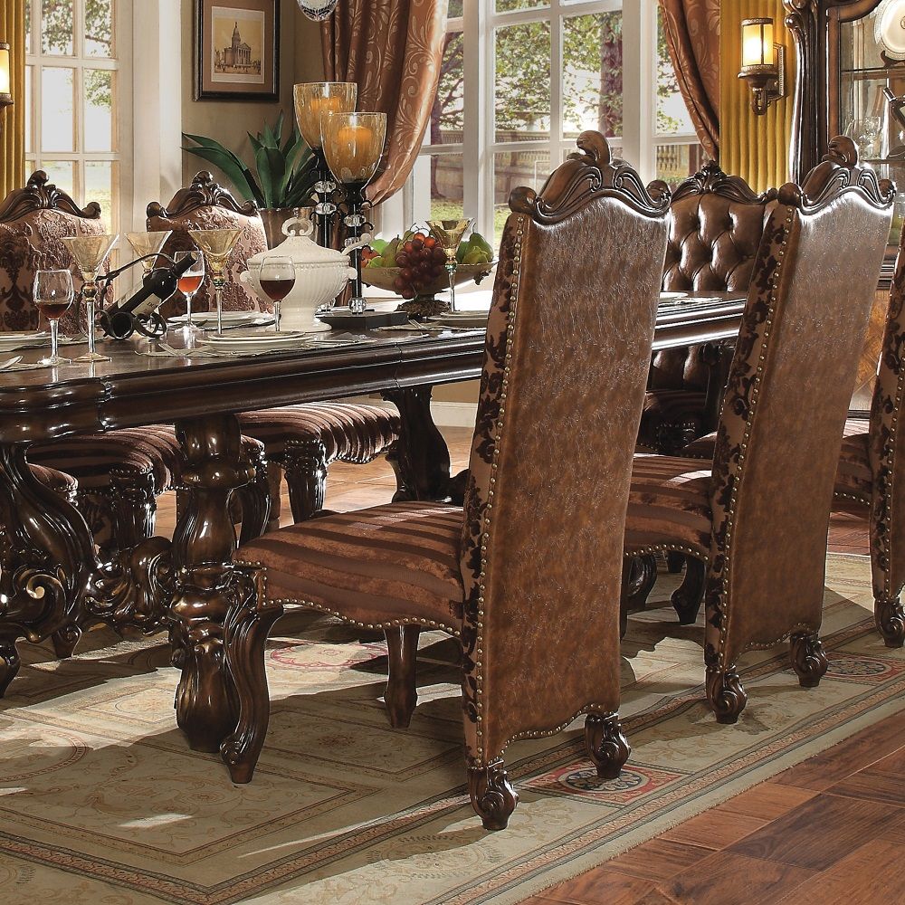 Versailles - Side Chair (Set of 2), alternate view 5 with leather upholstery