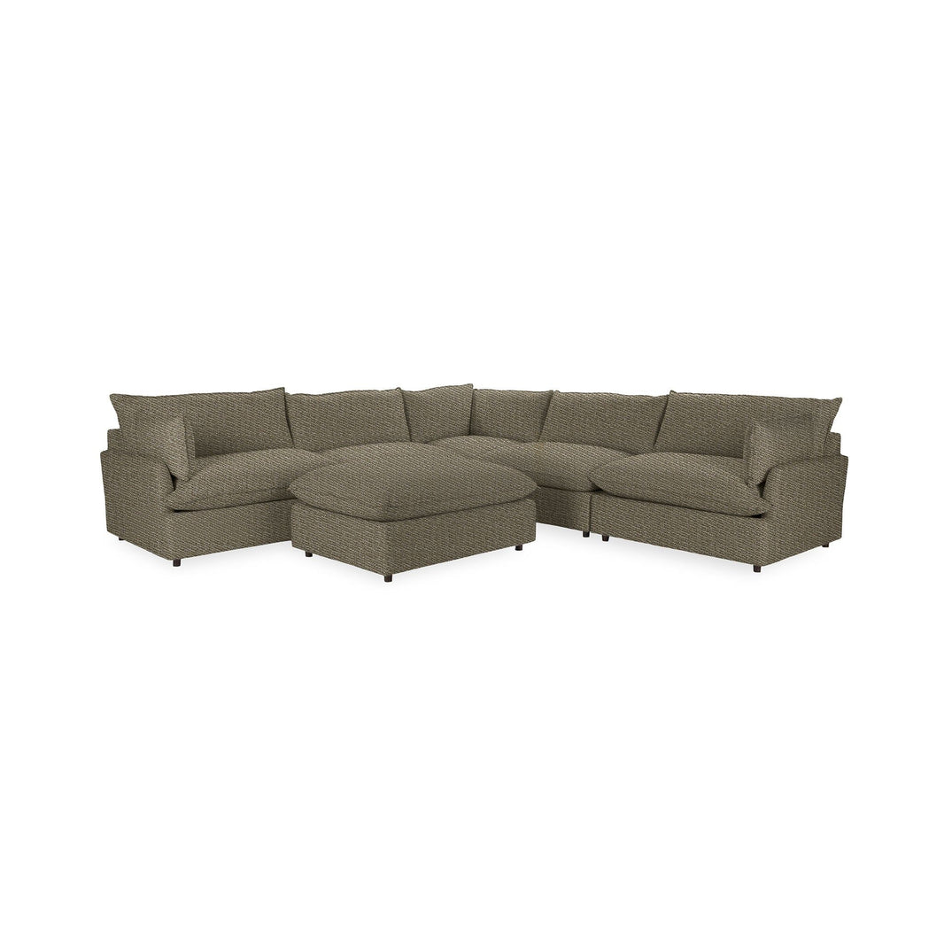 Caplan - 6 Piece Modular Sectional With Ottoman