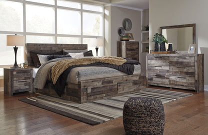 Derekson - Panel Bed, alternate view 27 with wood construction