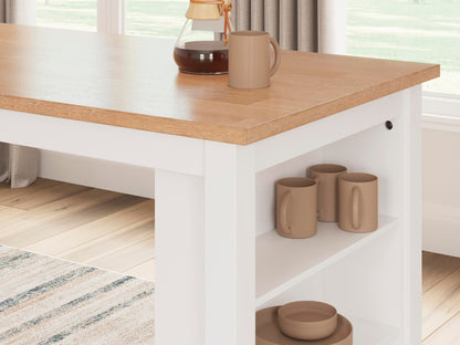 Gesthaven - Rectangular Dining Room Counter Table, alternate view 18 with wood construction