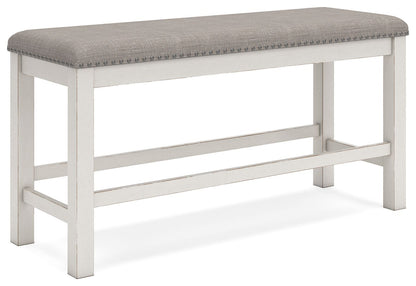 Robbinsdale - Rectangular Counter Height Dining Extension Table Set, alternate view 6 with wood construction