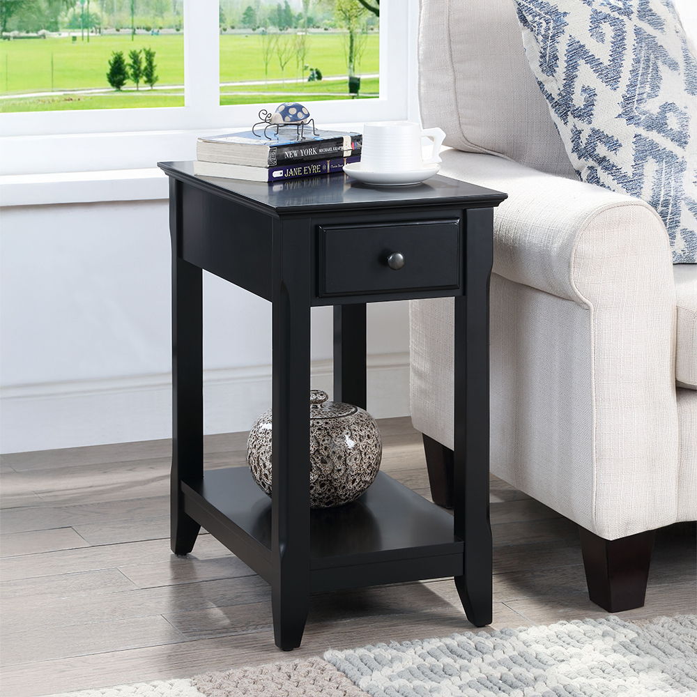 Bertie - Accent Table, product view with wood construction
