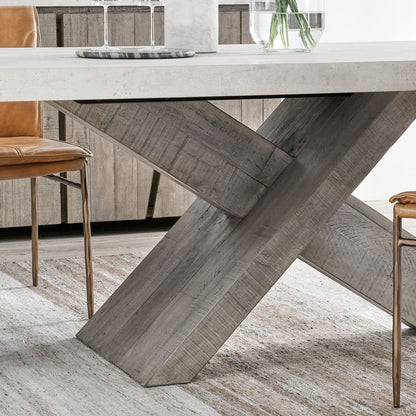 Durant - Dining Table, alternate view 4 with wood construction