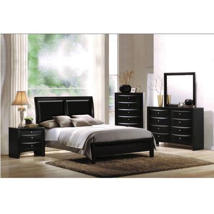 Ireland - 59" Dresser - Black, alternate view 3 with wood construction